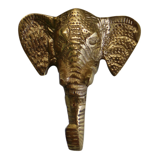 Small Metal Elephant, Single Coat Hook